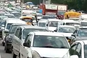 गुरुग्राम-जयपुर एनएच-48 पर लगा पांच किलोमीटर लंबा जाम