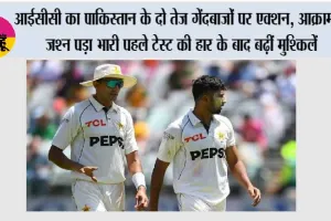 ICC का पाकिस्तान के दो तेज गेंदबाजों पर एक्शन, आक्रामक जश्न पड़ा भारी; पहले टेस्ट की हार के बाद बढ़ीं मुश्किलें