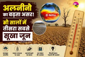 El Niño: अलनीनो का बढ़ता असर! सौ सालों में तीसरा सबसे सूखा जून