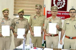 आरव हत्याकांड में अच्छी पैरवी करने वाले थाना प्रभारी समेत 4 पुलिसकर्मी सम्मानित 
