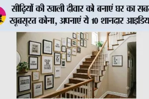 Home Decor Tips: सीढ़ियों की खाली दीवार को बनाएं घर का सबसे खूबसूरत कोना, अपनाएं ये 10 शानदार आइडियाज
