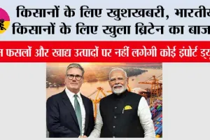 India-UK Free Trade Agreement लागू, भारतीय किसानों के लिए खुला ब्रिटेन का बाजार; इन फसलों और खाद्य उत्पादों पर नहीं लगेगी कोई इंपोर्ट ड्यूटी