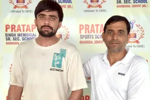 जॉर्जिया में होने वाली अंतरराष्ट्रीय वुशु चैंपियनशिप के लिए प्रताप स्कूल का नितेश रवाना