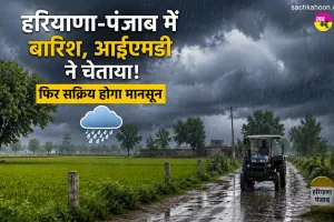 Haryana-Punjab Rain Today: हरियाणा-पंजाब में बारिश, आईएमडी ने चेताया! फिर सक्रिय होगा मानसून