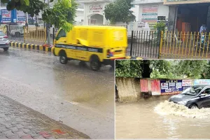 Sawan Ki Baarish: सावन की पहली झमाझम बारिश से मौसम हुआ सुहाना