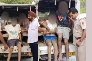 पुलिस-बदमाशों के बीच जोरदार मुठभेड़, भागते हुए 5 बदमाश पुल से गिरे
