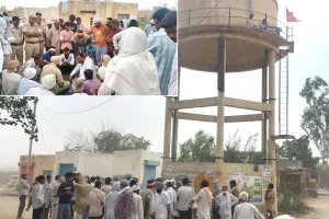 डबली कलां में पानी की टंकी पर चढ़े तीन ग्रामीण, प्रशासन से वार्ता के बाद आंदोलन समाप्त, मांगों पर बनी सहमति 