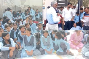 प्रधानाचार्य लखविंदर सिंह के तबादले के विरोध में फूटा आक्रोश, ग्रामीणों ने स्कूल पर जड़ा ताला, आश्वासन के बाद आंदोलन स्थगित