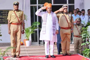 Rajasthan News: मुख्यमंत्री भजनलाल शर्मा ने किया ध्वजारोहण