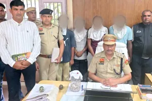 ज्वेलर पर हमला कर आभूषण लूटने के मामले में चार आरोपी गिरफ्तार