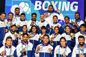 Welcome for Indian Athletes: कॉमनवेल्थ गेम्स से लौटे भारतीय खिलाड़ियों का दिल्ली में भव्य स्वागत