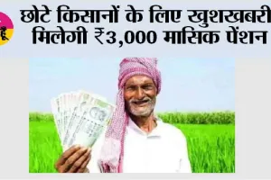 Farmer Pension Scheme: छोटे किसानों के लिए खुशखबरी! मिलेगी ₹3,000 मासिक पेंशन
