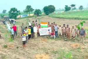 संत डॉ. गुरमीत राम रहीम के अवतार दिवस पर डेरा अनुयाइयों ने किया पौधारोपण