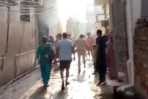 मानेसर के निजी स्कूल में शॉर्ट सर्किट से लगी आग, बच्चे सुरक्षित