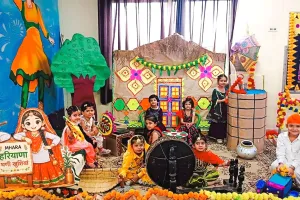 Hariyali Teej: हरियाली तीज के रंगों में रंगा अक्षरा इंटरनेशनल स्कूल, नन्हे-मुन्नों ने बिखेरी संस्कृति की छटा