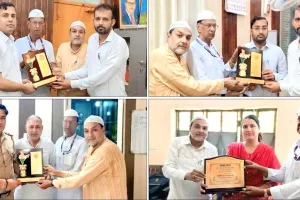 कांवड़ यात्रा सकुशल सम्पन्न कराने पर पुलिस-प्रशासनिक अधिकारियों का सम्मान