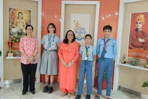 CBSE Taekwondo 2026: पुण्य पाथरिया और लीशा दहिया का सी.बी.एस.ई. नेशनल ताइक्वांडो प्रतियोगिता के लिए हुआ चयन। 