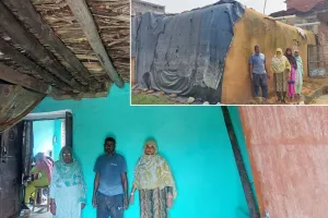डर के साए में जीने को मजबूर गरीब परिवार
