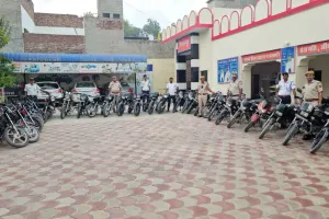 मॉडिफाइड वाहनों पर पुलिस का शिकंजा, 22 दुपहिया सीज 