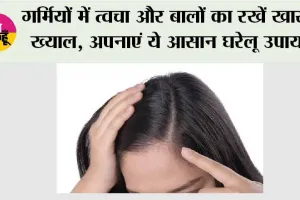 Summer Hair Care: गर्मियों में त्वचा और बालों का रखें खास ख्याल, अपनाएं ये आसान घरेलू उपाय