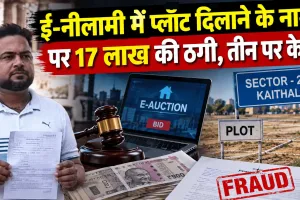 ई-नीलामी में प्लॉट दिलाने के नाम पर 17 लाख की ठगी, तीन पर केस