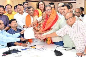 भाजपा ने महापौर पद के लिए सुनील कोठारी को बनाया प्रत्याशी, भरा नामांकन