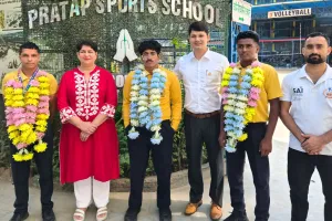 हरियाणा स्टेट स्कूल तीरंदाजी चैंपियनशिप में प्रताप स्कूल के अमन ने जीता कांस्य पदक