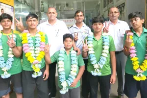 स्टेट कराटे चैंपियनशिप में प्रताप स्कूल के हर्षित ने जीता पदक