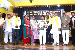 कराटे कैंप में सेंट जेवियर्स वर्ल्ड स्कूल के छात्रों ने दिखाई प्रतिभा, विद्यालय पहुंचने पर हुआ उत्साहवर्धन