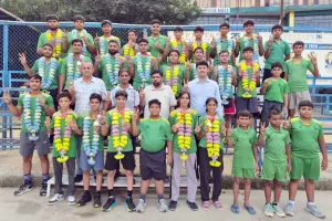 स्टेट पेनचक सिलाट कप में प्रताप स्कूल के खिलाड़ियों ने  25 पदक जीते