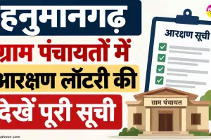 Hanumangarh Panchayat Reservation: ग्राम पंचायतों में सरपंच-वार्ड पंच आरक्षण की तस्वीर साफ, देखें पूरी सूची
