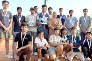 स्टेट लॉन टेनिस चैम्पियनशिप में लिटल एंजल्स स्कूल के खिलाड़ियों ने जीते 8 पदक