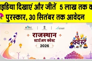 राजस्थान सरकार का बड़ा अवसर! Rajasthan Startup Quest 2026 