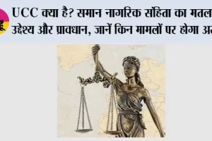 UCC क्या है? समान नागरिक संहिता का मतलब, उद्देश्य और प्रावधान, जानें किन मामलों पर होगा असर