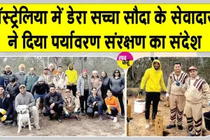 Australia Tree Plantation: ऑस्ट्रेलिया में डेरा सच्चा सौदा के अनुयायियों का विशाल पौधारोपण अभियान