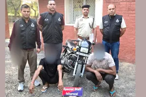रात में घरों में चोरी करने वाले गिरोह के दो आरोपी गिरफ्तार