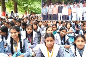 Janta inter College: जनता इंटर कॉलेज में सुरक्षा बलों में तैनात पुरातन छात्रों को किया गया सम्मानित 