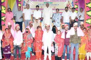 Mukhyamantri Samuhik Vivah Yojana: कैराना में वैवाहिक बंधन में बंधे 86 युवा जोड़े