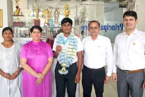 Pratap School: हरियाणा स्टेट बैंडी चैंपियनशिप में प्रताप स्कूल के यश राणा ने जीता स्वर्ण पदक