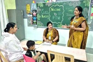 प्रताप स्कूल में अभिभावक-अध्यापक बैठक, बच्चों की प्रगति पर हुआ मंथन