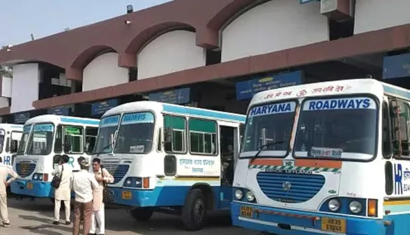 Haryana Roadways News: रोडवेज कर्मियों ने चक्का जाम को लेकर किया प्रदर्शन