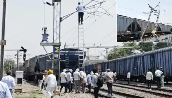 Kurukshetra Train Derailment: कुरुक्षेत्र में पटरी से उतरे मालगाड़ी के डिब्बे, खंभा टूटा, बिजली सप्लाई ठप