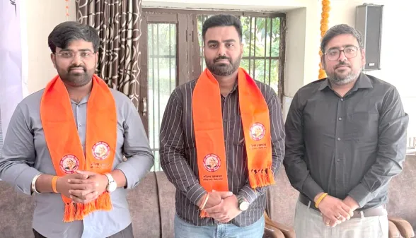 गंगा समग्र के जिला सह संयोजक बने तन्नु गुप्ता, कार्तिक सैनी को बनाया जिला संपर्क प्रमुख