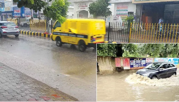 Sawan Ki Baarish: सावन की पहली झमाझम बारिश से मौसम हुआ सुहाना