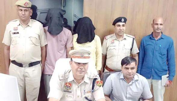 दिल्ली, हरियाणा व उत्तर प्रदेश में चेन स्नेचिंग की वारदातों को अंजाम देने वाले दो आरोपी पकड़े