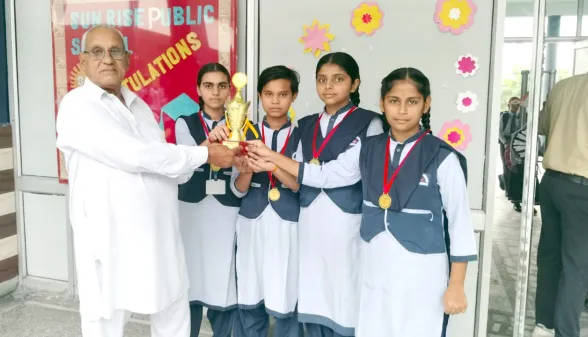 दो दिवसीय खेल प्रतियोगिता में सन राइज पब्लिक स्कूल प्रताप नगर के बच्चों ने किया शानदार प्रदर्शन