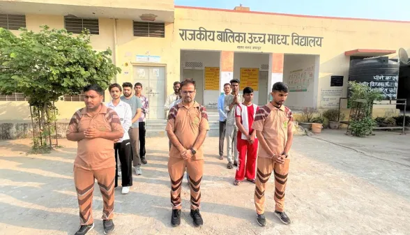 Cleanliness Campaign: डेरा सच्चा सौदा के सेवादारों ने बदली विद्यालय की सूरत 