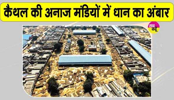 PR Paddy News: कैथल की अनाज मंडियों में बढ़ा धान का दबाव, धीमे उठान से किसानों की बढ़ी परेशानी