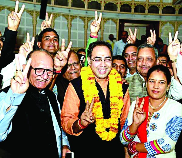अशोक लाहोटी बने जयपुर के 9वें मेयर
