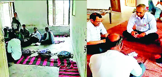 शिक्षा के मंदिर में ताश की क्लास
